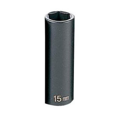 Light House Beauty 38in. Drive Deep Metric Impact Socket - 15mm LI3538939